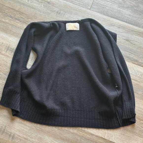 Vintage (like) Babaa/Ozma like Cropped Button Front SweaterVest top XS/S EUC - Picture 4 of 16